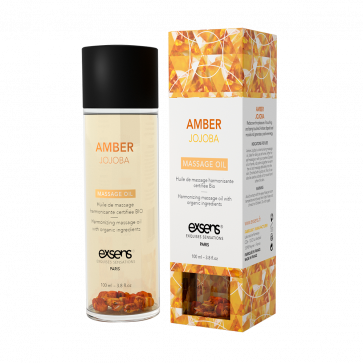 Распродажа!!! Массажное масло EXSENS Amber Jojoba (с янтарем) 100мл (срок 09.2023)