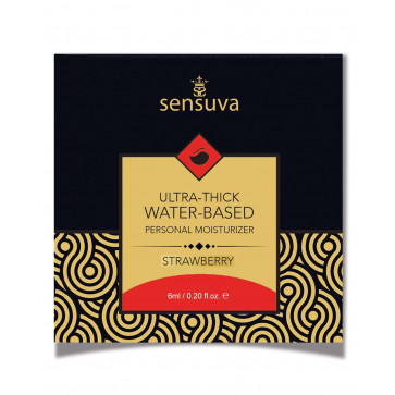 Пробник Sensuva - Ultra–Thick Water-Based Strawberry (6 мл)