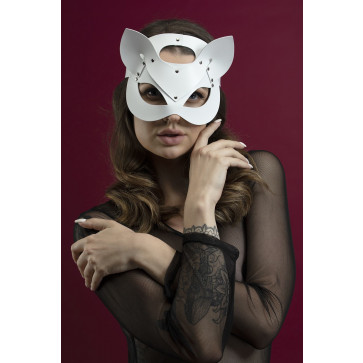 Маска кошки Feral Feelings - Catwoman Mask белая
