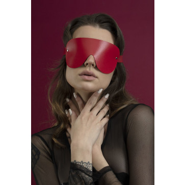 Маска закрытая Feral Feelings - Blindfold Mask красная