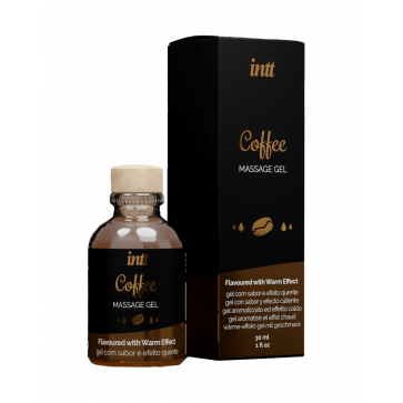 Массажный гель для интимных зон Intt Coffee (30 мл) разогревающий