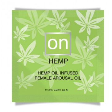 Пробник возбуждающего масла Sensuva - ON for Her Hemp Infused Arousal Oil (4 мл)