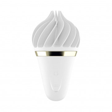 Мороженка спиннатор Satisfyer Lay-On - Sweet Temptation White/Gold