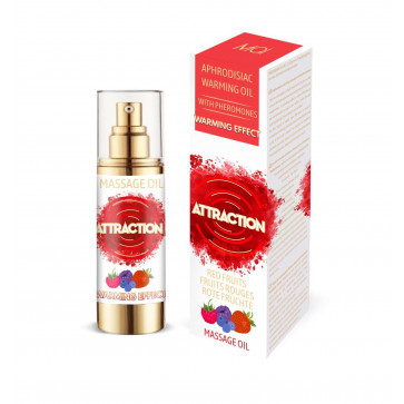 Разогревающее массажное масло с феромонами MAI PHEROMON MASSAGE OIL - RED FRUITS (75 мл)