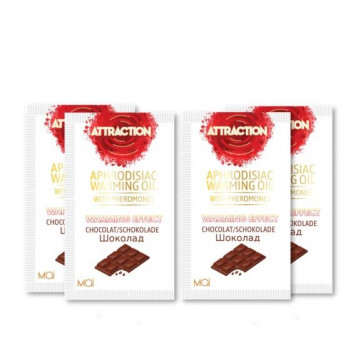 Пробник массажного масла с феромонами MAI PHEROMON MASSAGE OIL CHOCOLATE (10 мл)