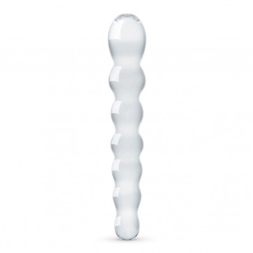 Стеклянный дилдо в виде бусин Gildo Glass Dildo No. 19