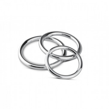 Набор эрекционных колец Sinner Gear Unbendable - Cock/Ball Ring & Glans Ring Set