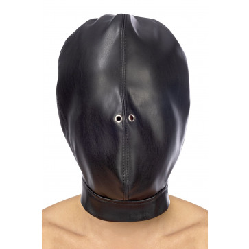 Капюшон для БДСМ Fetish Tentation Closed BDSM hood in leatherette