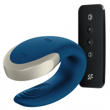  Смарт-вибратор для пар Satisfyer Double Love (Blue)