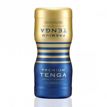 Мастурбатор Tenga Premium Dual Sensation Cup двусторонний, с двумя независимыми каналами