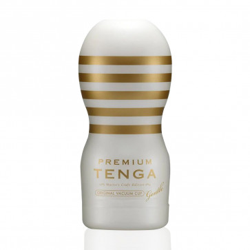 Мастурбатор Tenga Premium Original Vacuum Cup GENTLE (глубокая глотка) с вакуумной стимуляцией