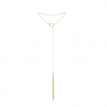 Цепочка для тела Bijoux Indiscrets Magnifique Tickler Pendant Chain - Gold, украшение для тела