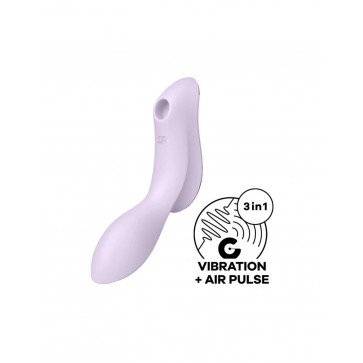 Вакуумный клиторальный стимулятор Satisfyer Curvy Trinity 2 Violet