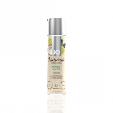 Массажное масло System JO – Naturals Massage Oil – Coconut & Lime с эфирными маслами (120 мл)