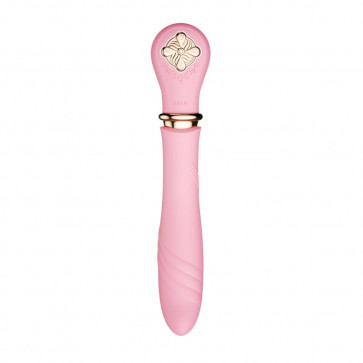 Пульсатор с подогревом Zalo Sweet Magic - Desire Fairy Pink, турбо режим