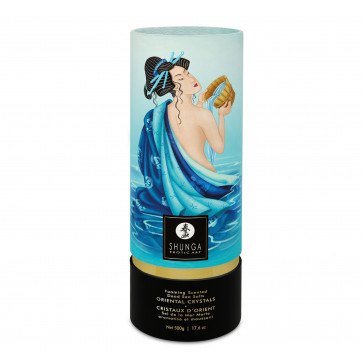 Пенящаяся соль для ванны Shunga Dead Sea salt Oriental Crystals — Ocean Temptations (500 г), соль Ме