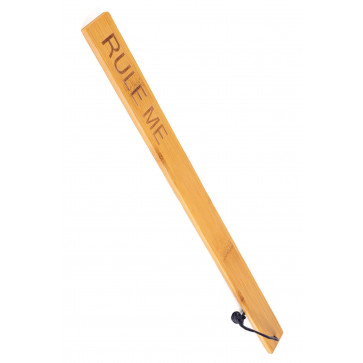 Паддл Fetish Tentation Paddle Rule Me Bamboo, упакован в ПЭ пакет