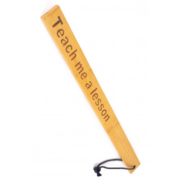 Паддл Fetish Tentation Paddle Teach me a lesson Bamboo, упакован в ПЭ пакет