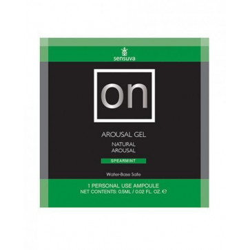 Пробник возбуждающего геля Sensuva - ON Arousal Gel for Her Spearmint (6 мл)