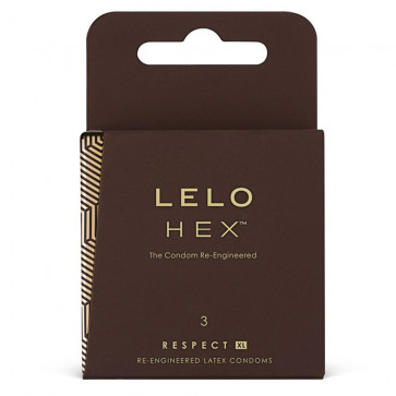 Презервативы LELO HEX Condoms Respect XL 3 Pack