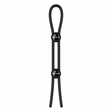 Эрекционное кольцо Nexus FORGE Double Adjustable Lasso - Black