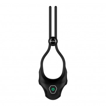 Эрекционное кольцо Nexus FORGE Vibrating Adjustable Lasso - Black