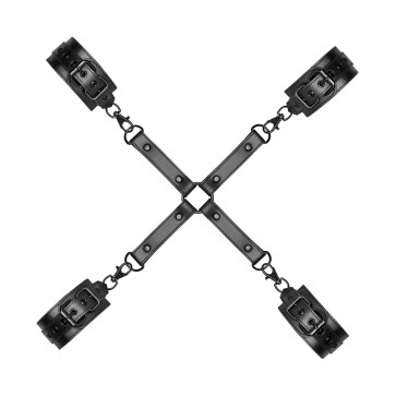 Фиксатор для рук и ног Bedroom Fantasies Hogtie & Cuffs Set 4-Way Restrant Set