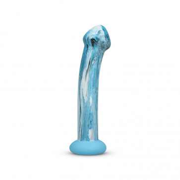 Стеклянный дилдо Gildo - Ocean Ripple Glass Dildo