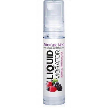 Стимулирующий лубрикант от Amoreane Med: Liquid vibrator - Berries ( жидкий вибратор ), 10 ml