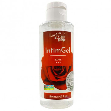 Стимулирующий гель-лубрикант с ароматом розы LoveStim - Pop Intim Gel Rose, 150 ml