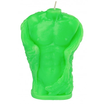 Свеча LOVE FLAME - Angel Man Green Fluor, CPS07-GREEN