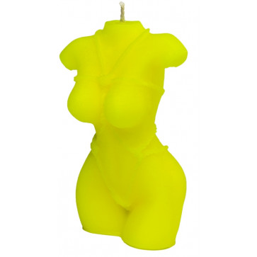 Свеча LOVE FLAME - Shibari II Yellow Fluor, CPS13-YELLOW