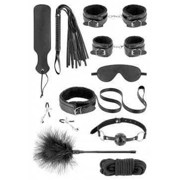 Набор для BDSM Fetish Tentation SM Bondage Box in vegan leather 10pcs