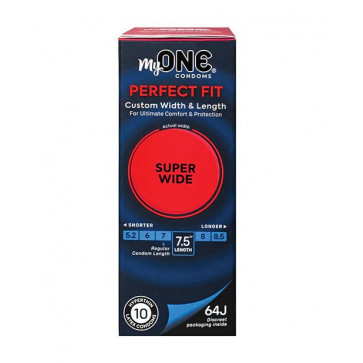 Презервативы MyONE Super Wide 10 шт, картонная коробка