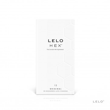 Презервативы LELO HEX Condoms Original 12 Pack, тонкие и суперпрочные