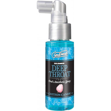 Спрей для минета Doc Johnson GoodHead DeepThroat Spray – Cotton Candy 59 мл для глубокого минета