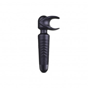 Мастурбатор-вибромассажер Manwan MAN.WAND EVO Black Plum, отлично для пар, виброминет
