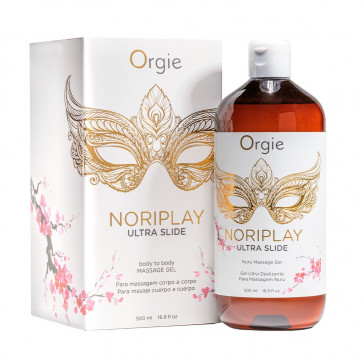 Гель для NURU-массажа Orgie – Noriplay Ultra Slide (500 мл), экстракт морских водорослей, простыня