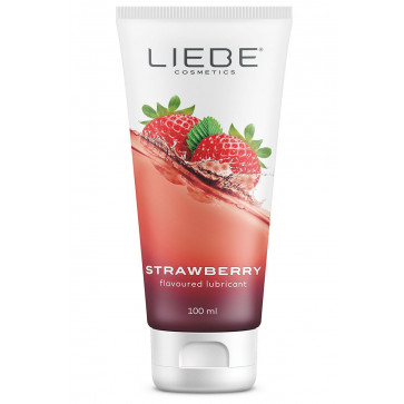 Распродажа!!! Лубрикант на водной основе Liebe Lubricant Strawberry 100 мл (срок 05.2025)