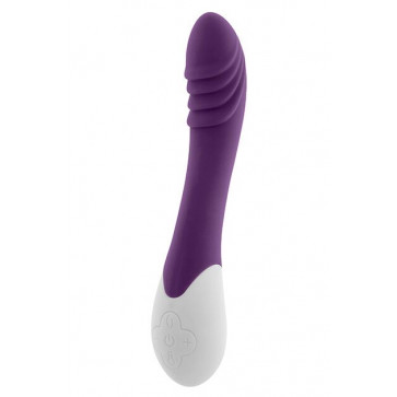 Вибратор S Pleasures Premium Phoenix, для точки G, фиолетовый, водостойкий, 16 видов вибрации, нагрев