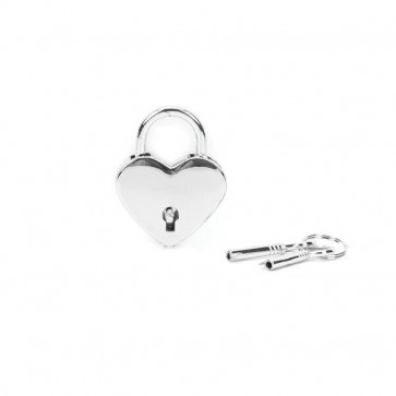 Замочек Liebe Seele Heart Shape Padlock Silver (2 шт)