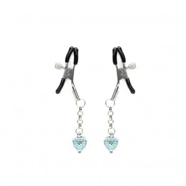 Зажимы для сосков Liebe Seele Glow-in-dark Nipple Clamps Light Blue