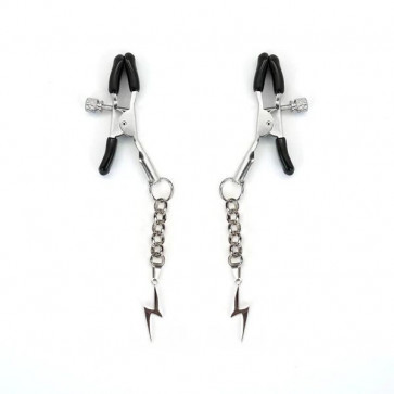 Зажимы для сосков Liebe Seele Lightning Nipple Clamps Silver