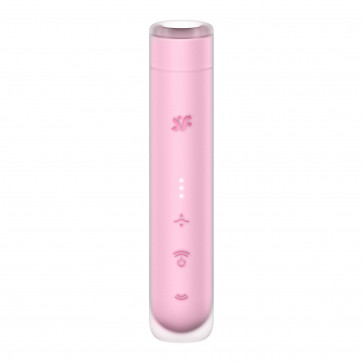 Вакуумный стимулятор Satisfyer First Kiss, технология 3D Air Pulse, 30 режимов, двойной силикон