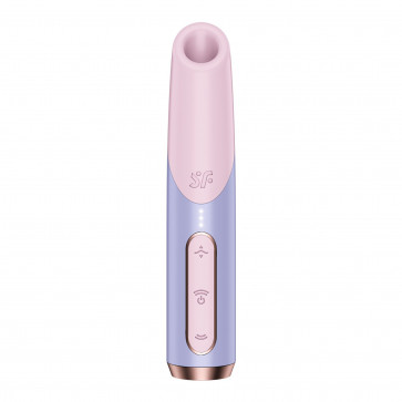 Вакуумный стимулятор Satisfyer Bold Kiss Violet, магнитная технология 3D Air Pulse, 30 режимов работы