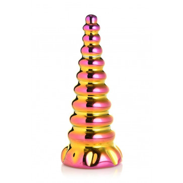 Фэнтезийный фаллоимитатор Creature Cocks Twilight Rainbow Glass Dildo