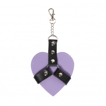 Брелок на карабине для ключей Art of Sex Chained Heart, Лаванда