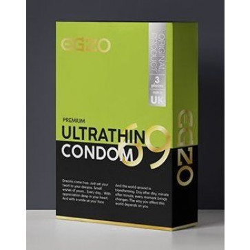 Ультра тонкие презервативы EGZO "Ultrathin" №3