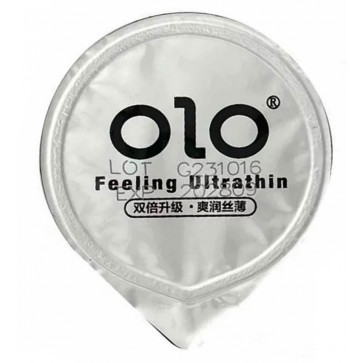 Ультратонкие презервативы с гиалуроновой кислотой OLO - Feeling Ultrathin, 1 шт