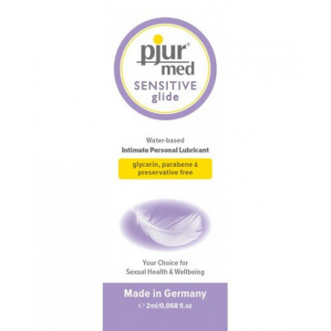 Универсальный лубрикант на водной основе - pjur Med SENSITIVE, 2 ml